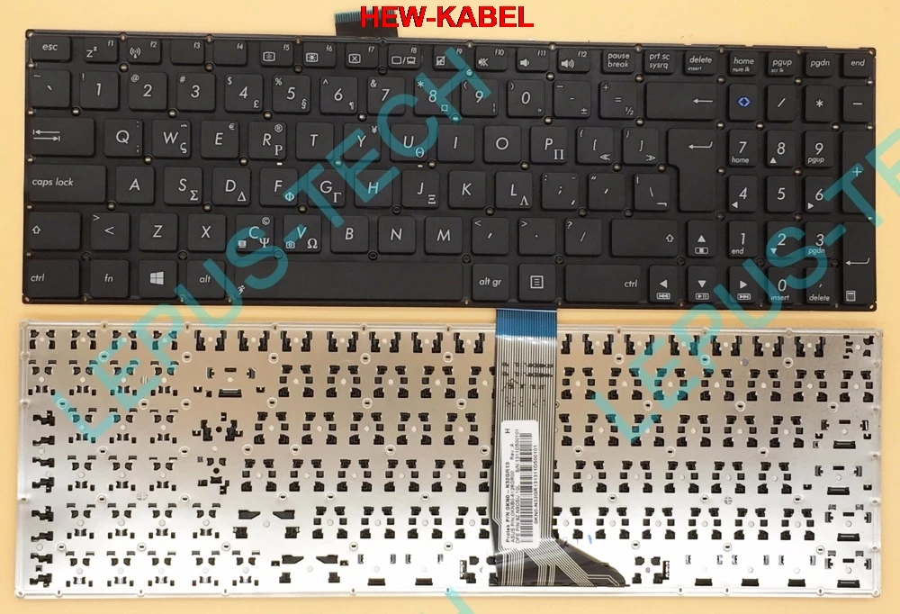 Оригинальная клавиатура GK UK для ASUS S500 R509 R509CA S500CA V500CA греческая
