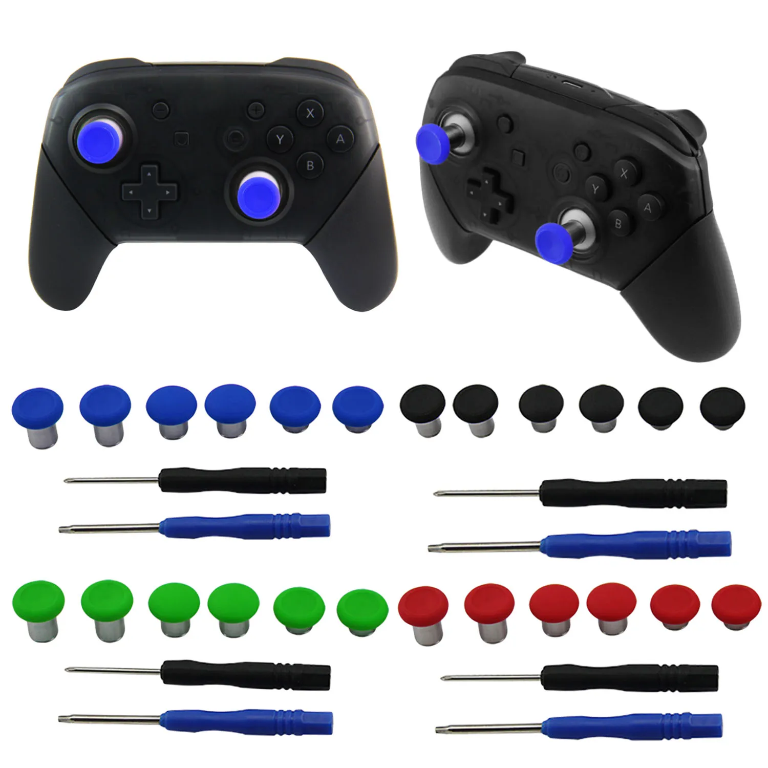 Bevigac 6 шт. Джойстики для джойстиков сменные части PlayStation 4 PS4 Xbox One Elite Nintendo переключатель контроллера