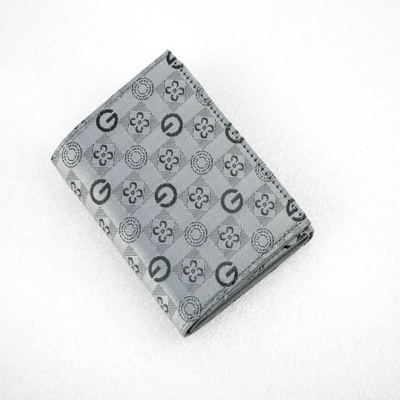 AQCASE деловой холщовый кошелек мужской короткий молодой супер тонкий с поперечным