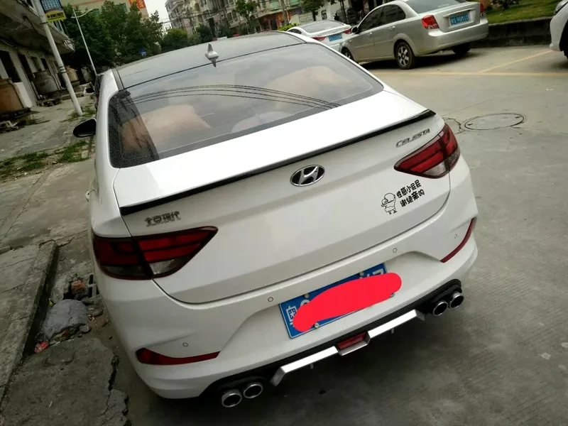 Дизайн высокого качества ABS материал для для HYUNDAI ELANTRA CELESTA спойлер на задний багажник спойлер праймер краска
