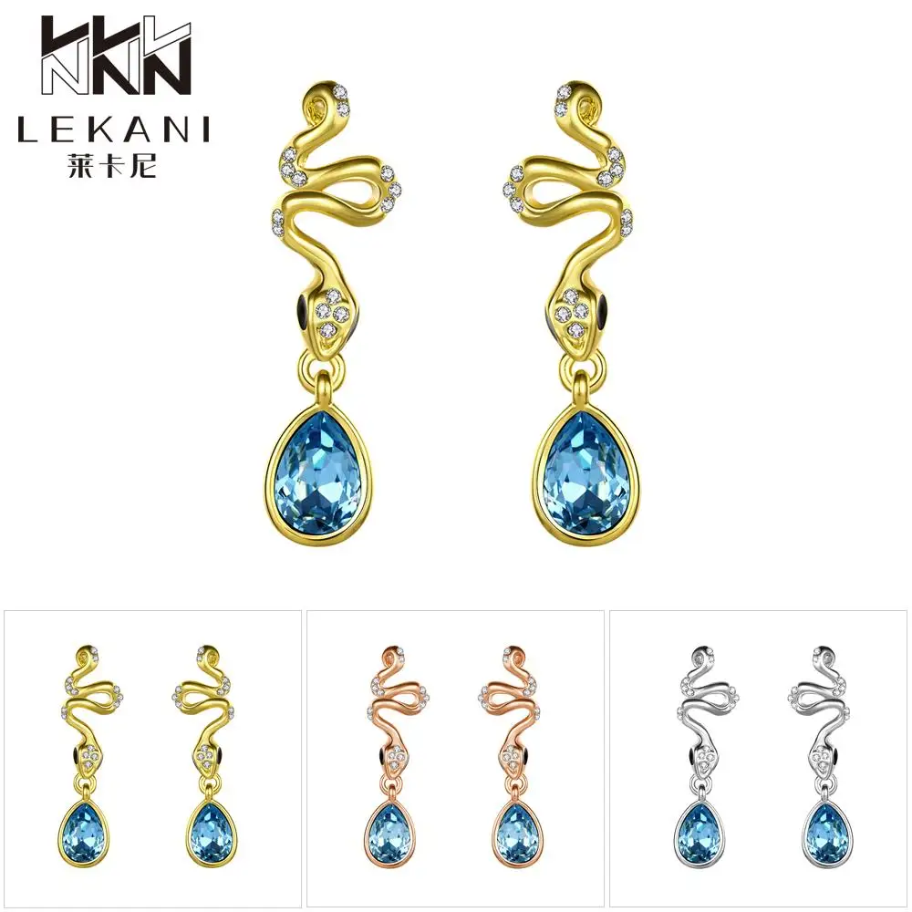 Fashion Jewelry 24K Gold Plated Earrings plant pattern rhinestone romantic style Women earringsE1023-A E1023-B E1023-C | Украшения и