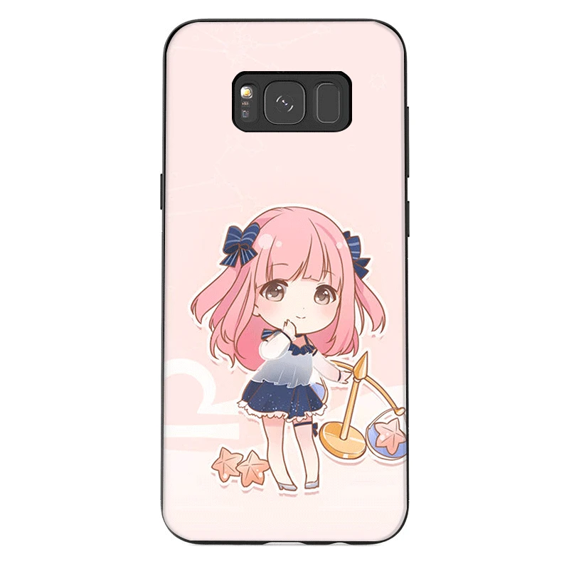 Чехол для телефона из мягкого ТПУ Samsung M10 M20 M30 M40 S6 S7 Edge S8 S9 S10 S10E Plus Note 8 9 10 аниме
