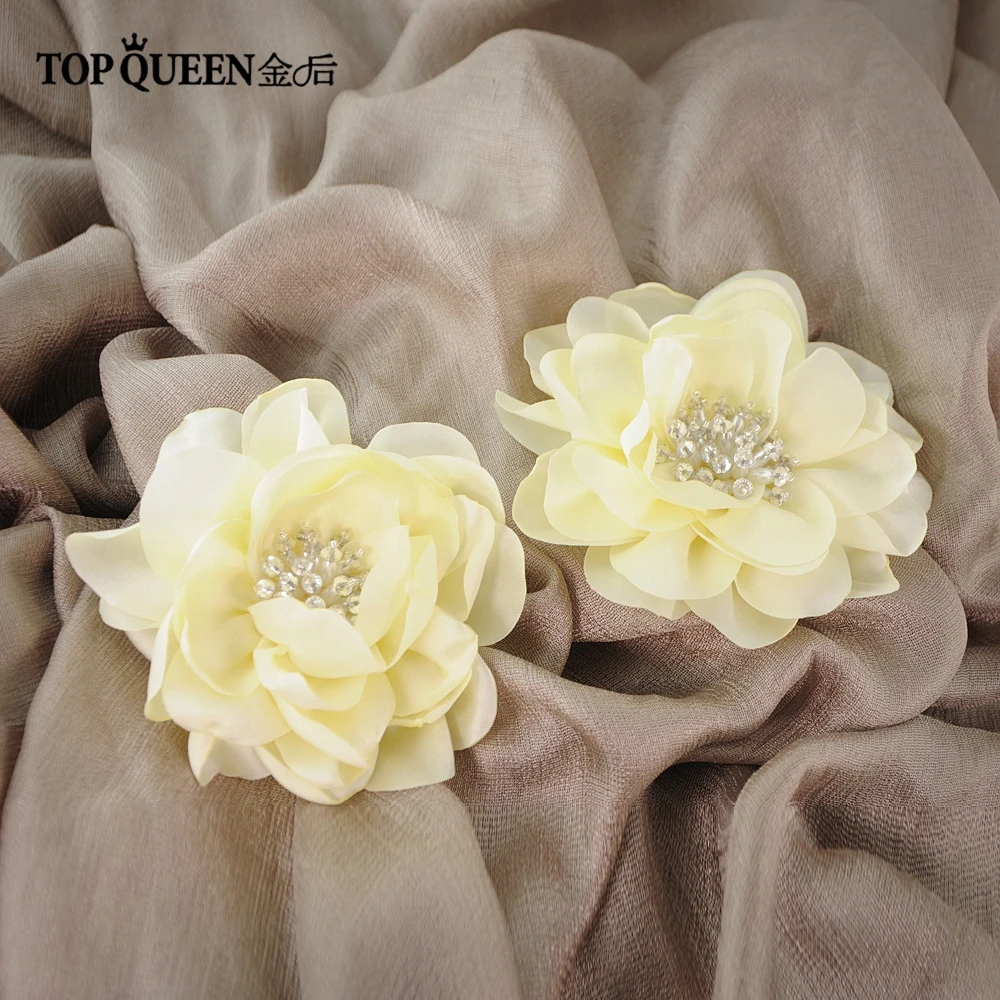 TOPQUEEN HP50 D DIY головной убор аксессуары для волос свадебного торжества ткань цветок