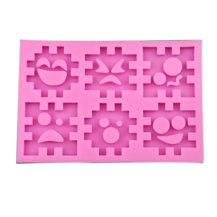 Luyou 3D блоки-головоломки игрушка торт силиконовые формы для выпечки детский день