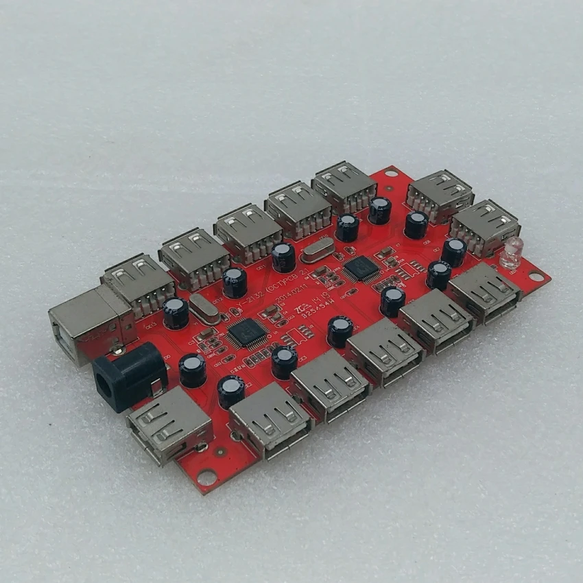 Концентратор USB 2 0 с 13 портами расширитель портов деконцентротор PCB подходит для