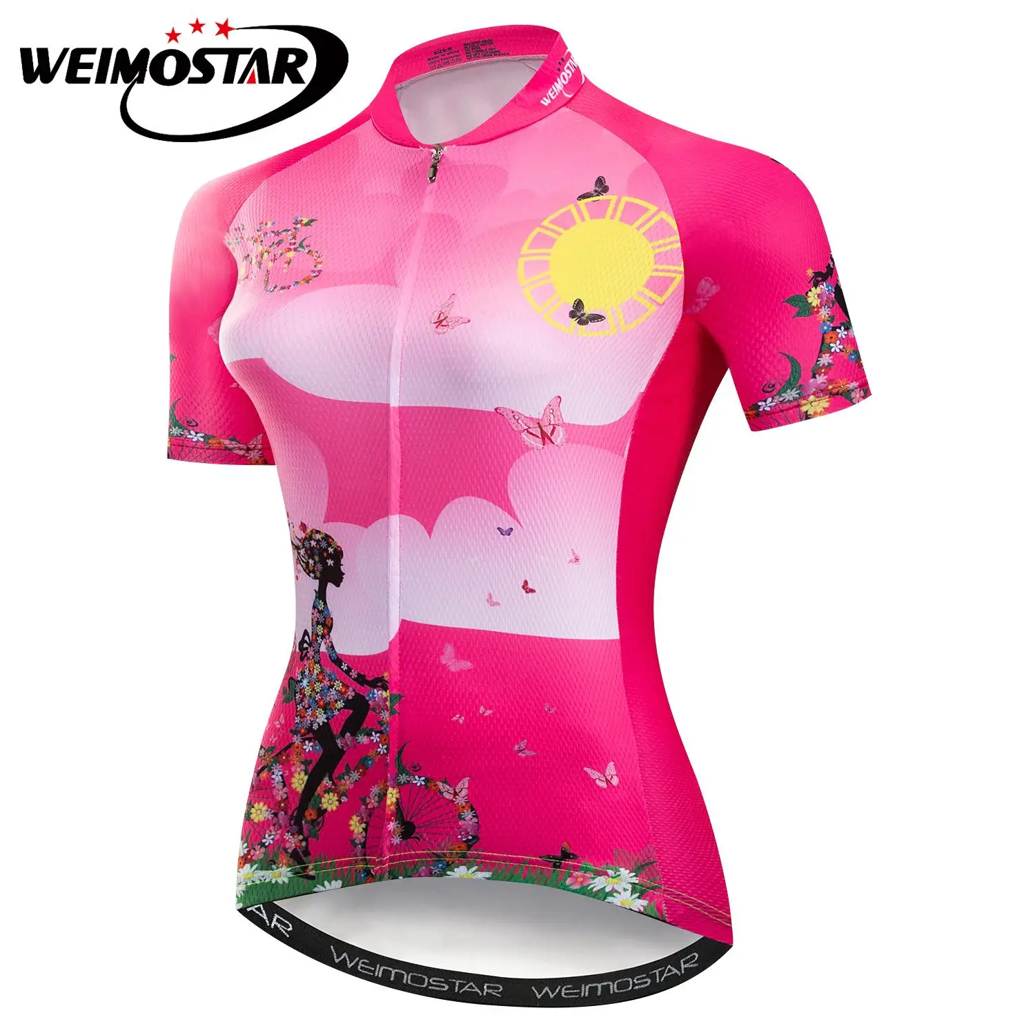 

Weimostar Cycling Jersey Shirts Women Pro Pink Bike Roupa Summer Short Sleeve Outdoor Sport Ropa Ciclismo Bike Jersey Clothing