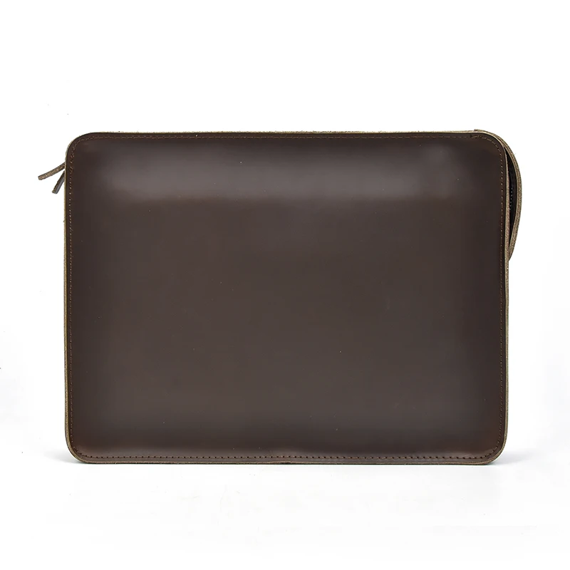 Koop Mode Echt Leer Mannen Vrouwen Clutch Bag A4 Koeienhuid Schouder Tas Gloss Flap Tassen Werk Handtas Voor Ipad Grote Portemonnee