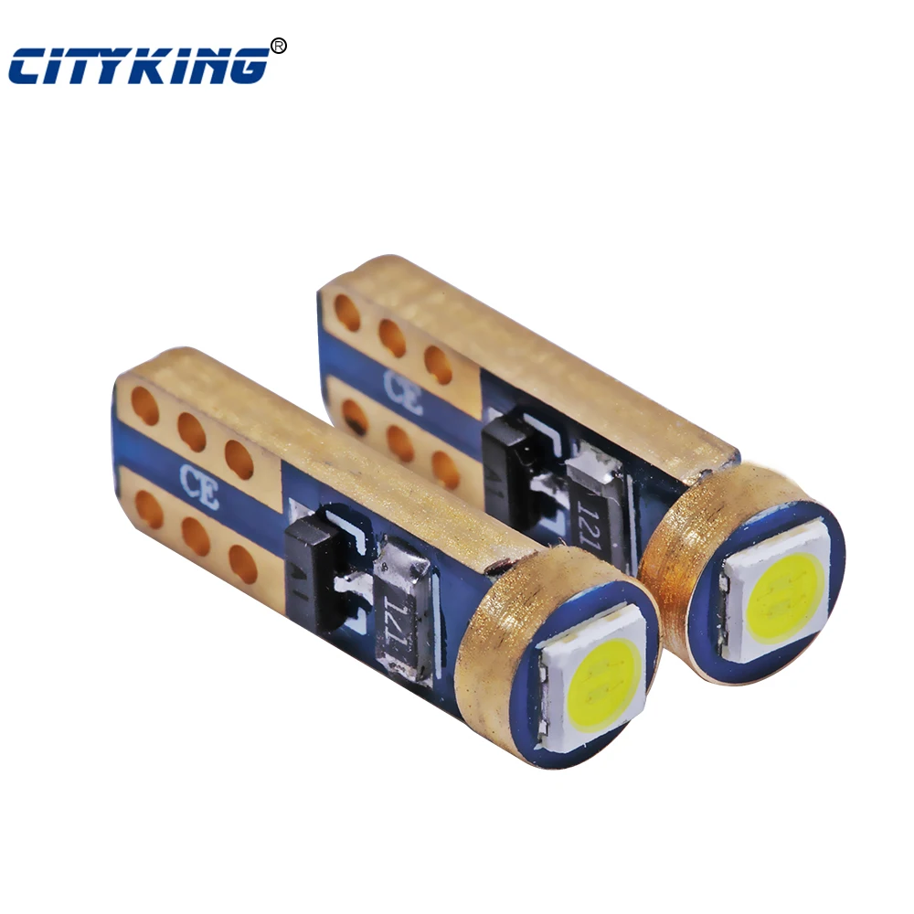 100 x универсасветодиодный светодиодная T5 W3W 3030 SMD t5 1 Светодиодная canbus инструмент: