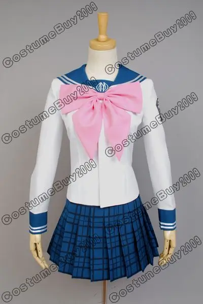 Аниме Dangan Ronpa Danganronpa Sayaka Maizono маскарадные костюмы для женщин костюм на Хэллоуин