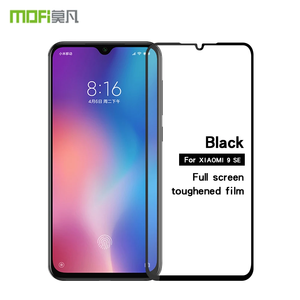 Для Xiaomi Mi9 SE стекло закаленное MOFi оригинал для Mi 9 защитная пленка полное покрытие