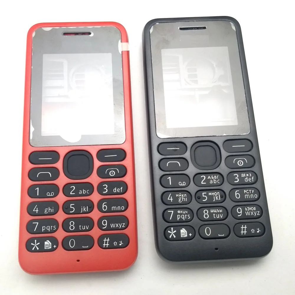 Полный корпус мобильного телефона чехол+ клавиатура с русским шрифтом для Nokia 130 DS RM-1035 Rm1122