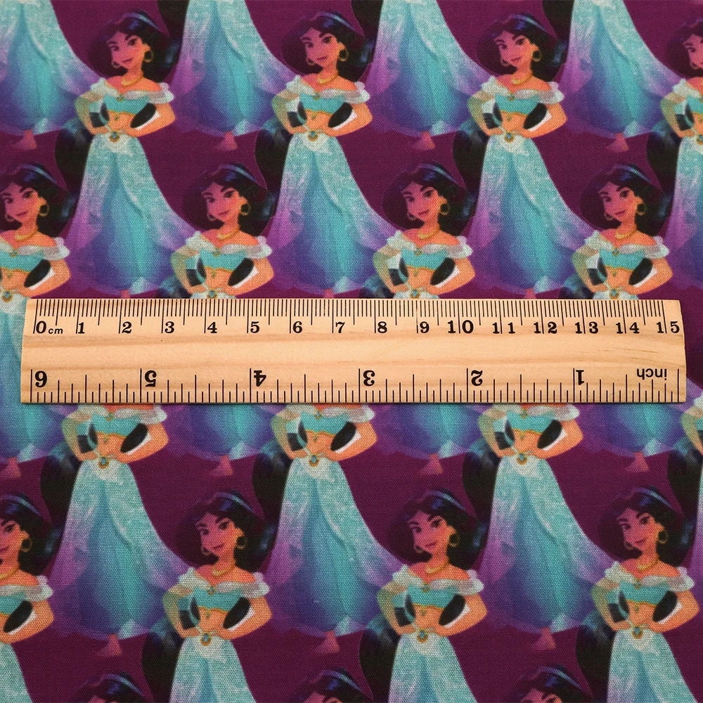 1058816001 Новинка, 50*145 см, лошадь, луна, полиэстер, хлопок, ткань с принтом, швейные стеганые ткани для лоскутного шитья, Рукоделие, сделай сам, c2848 - Цвет: 1058816001