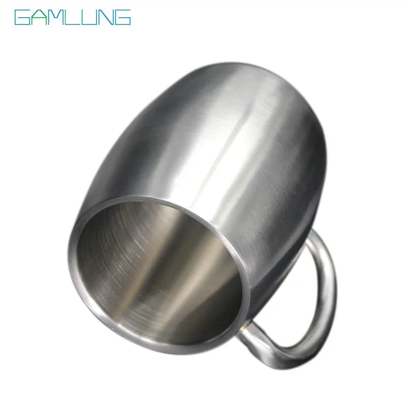 Бренд gamlung Подарочная коробка пивная кружка из нержавеющей стали Stein двухслойные