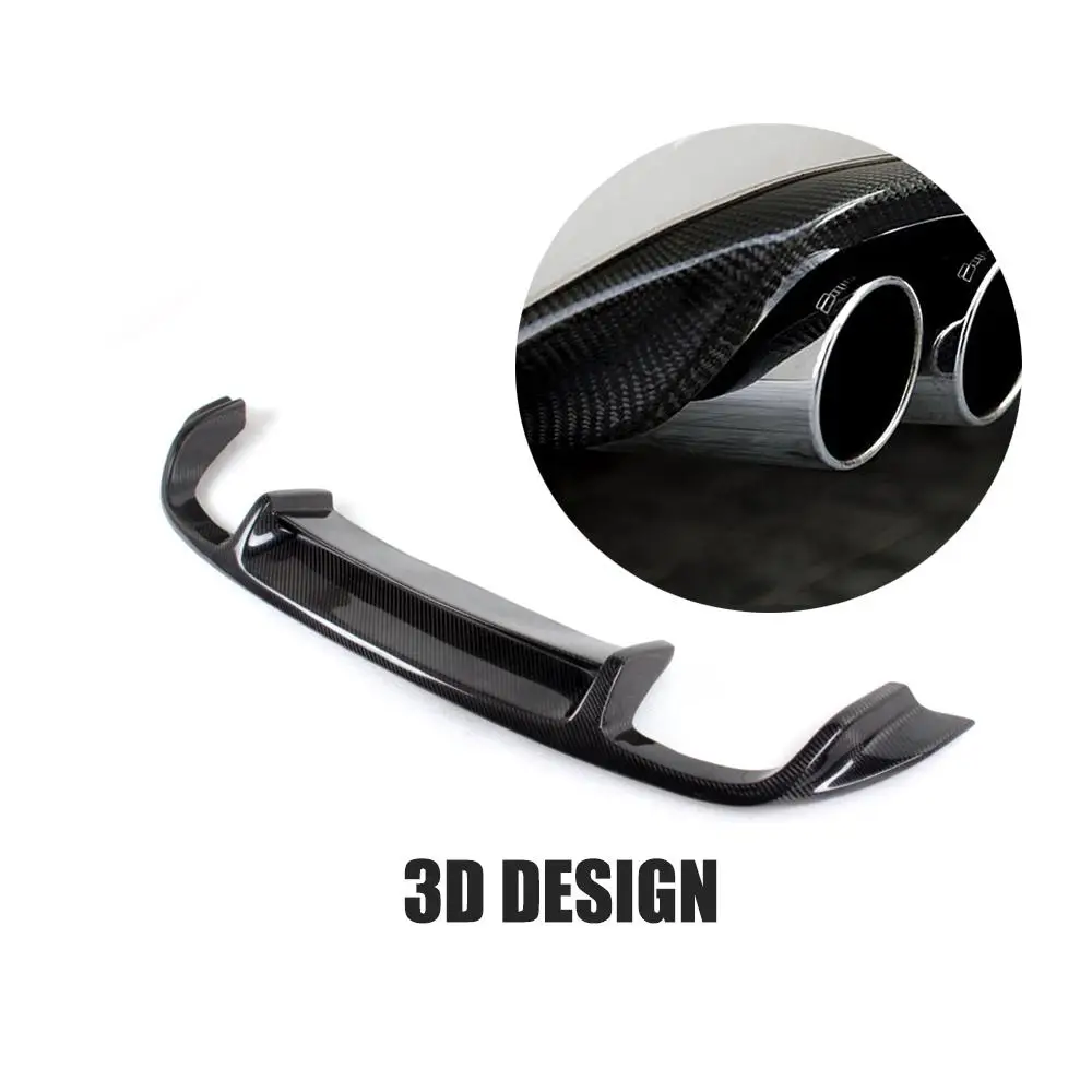 Задний диффузор из углеродного волокна спойлер для бампера VW Scirocco Standard Body Kit 2009-2011