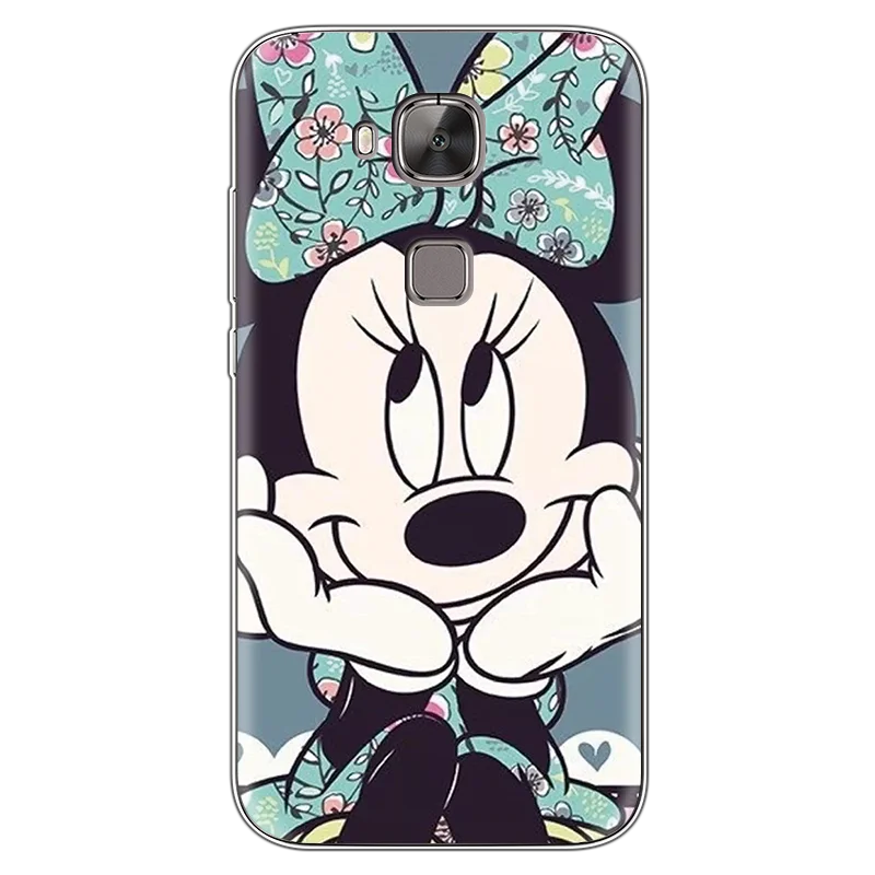 lvmini Чехол для Fundas huawei G8 чехол с рисунком милого TPU с рисунком Роскошные прозрачные для huawei G7 плюс 5,5 дюймов Задняя крышка сумки Coque - Цвет: lvmini
