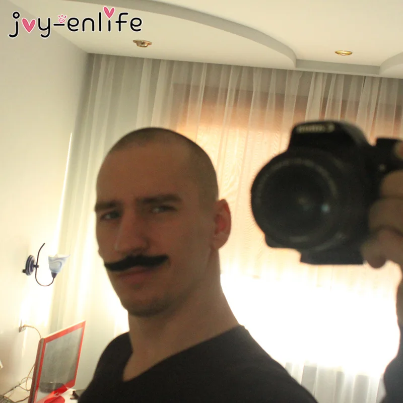 

JOY-ENLIFE 12pcs Funny Costume Pirate Party Mustache Cosplay Fake Moustache Fake Beard For Kids Adult Halloween Party Decoration