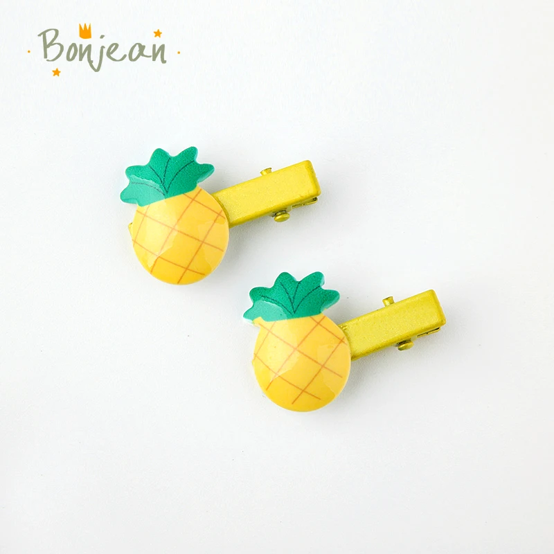 2 фото/Много фруктов ананас вечерние девочки заколки Клубника Дети ленты для