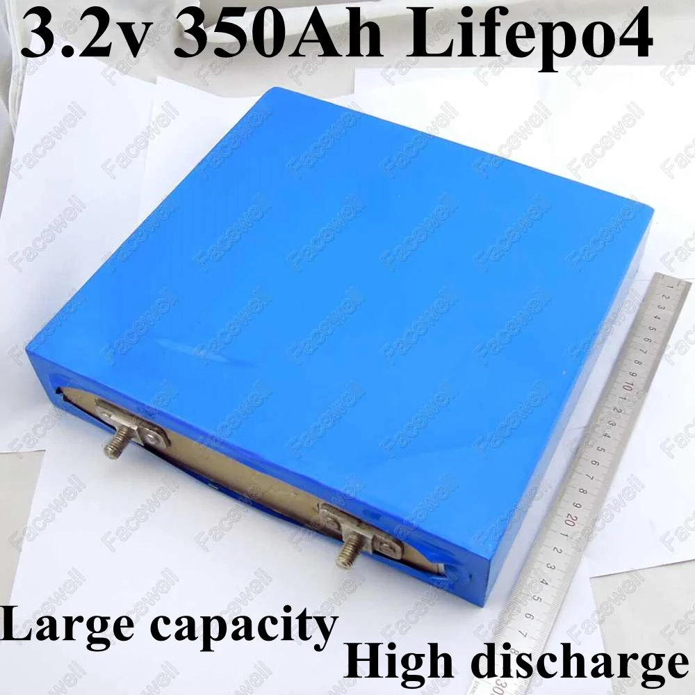 Большая емкость lifepo4 3 2 v 350ah Высокая мощность ячейки более 300Ah 200ah 100ah разрядка для
