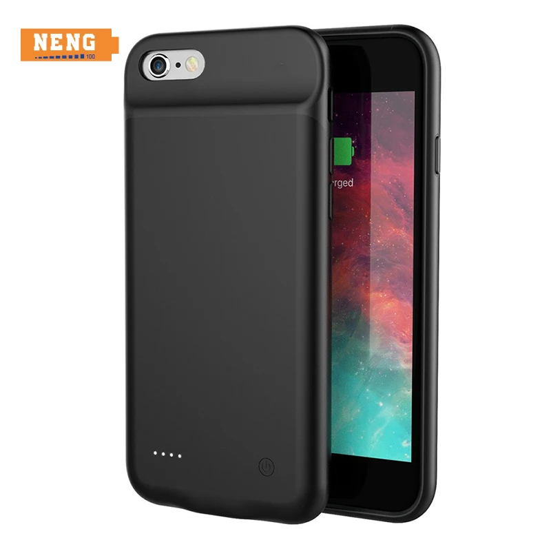 NENG 3000 мАч батарея для iPhone 6 6s Power Bank Charing чехол 7 8 Внешний аккумулятор зарядный