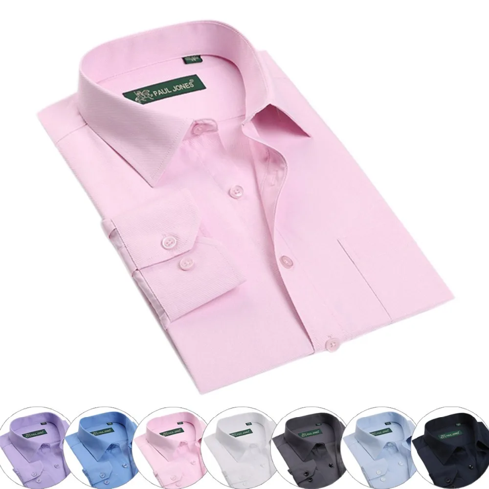 Бренд Мужской Рубашки С Длинным Рукавом Хлопок Slim Fit Высокое Качество Одежды Для