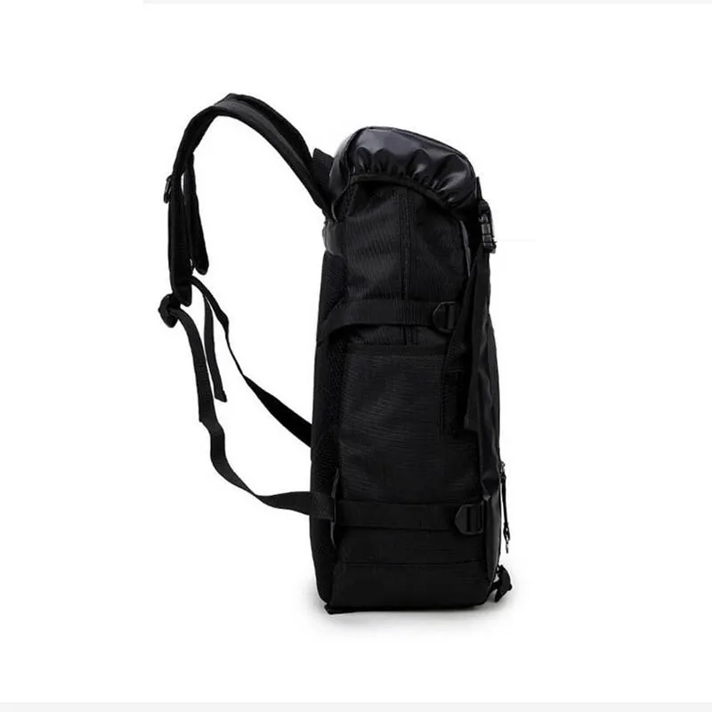 Мужской камуфляжный рюкзак Fengdong Черный Большой Вместительный водонепроницаемый