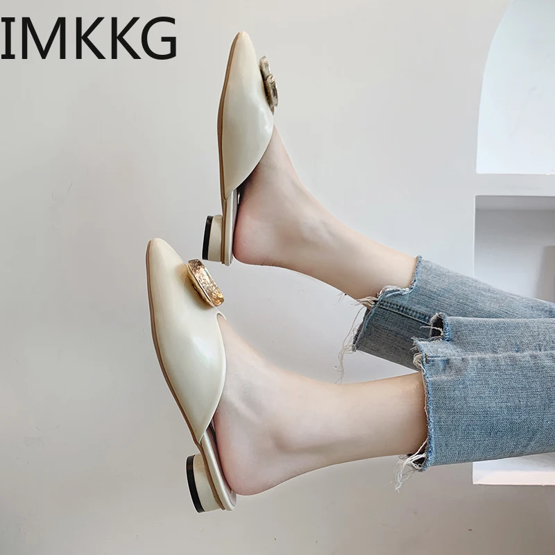 Мода 2019 г. для женщин летние Брендовые женские шлёпанцы из искусственной кожи