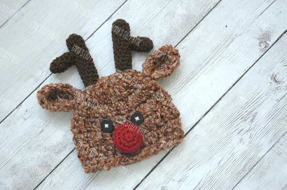 Фотофон для новорожденных Рождественская шляпа реквизит рождественской