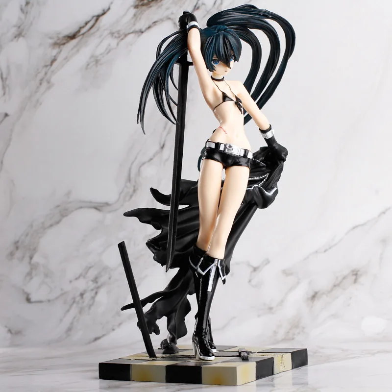 Аниме Black Rock Shooter палаш черный Ножи Ver ПВХ фигурка Коллекционная модель игрушки