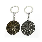 Большой бог войны 4 Kratos логотип металлические брелки щит брелок цепь для фанатов Сувенир Chaveiro llaveros кулон Коле колар