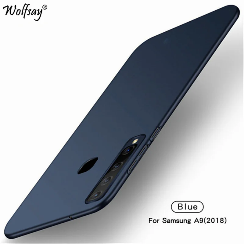For Samsung Galaxy A9 2018 Case Luxury Thin PC Smooth Hard Phone Cover Shell |