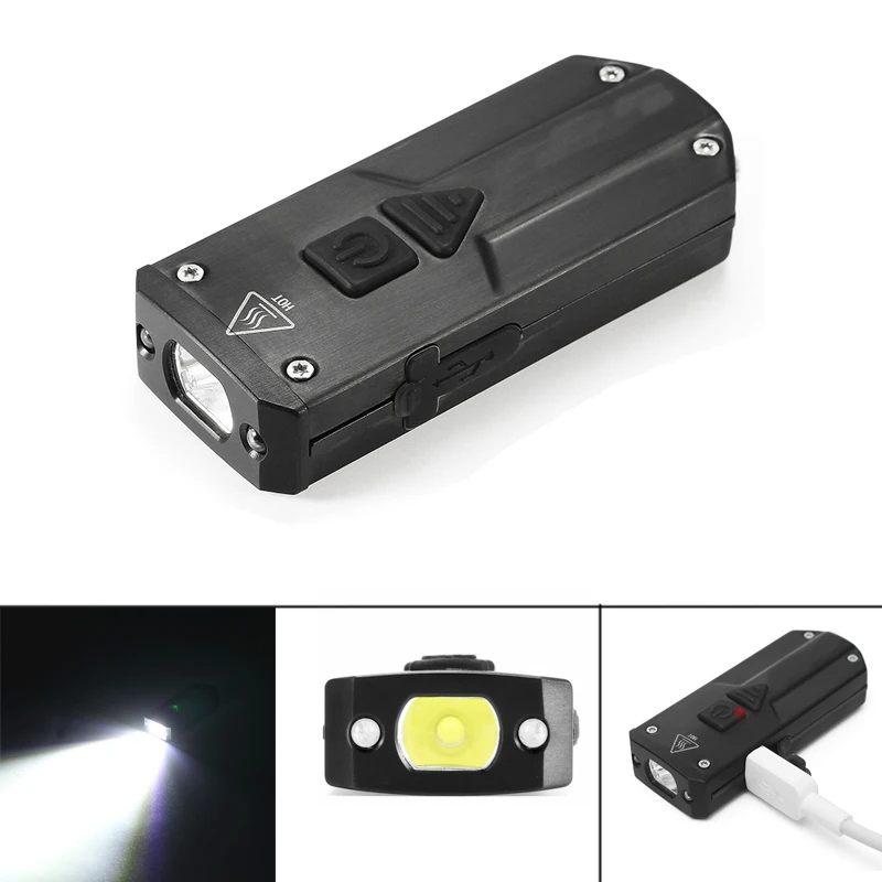 Jiguoor K1 SS XP G3 + 365nm UV красный светодиод 250LM USB Перезаряжаемые Мини светодиодный