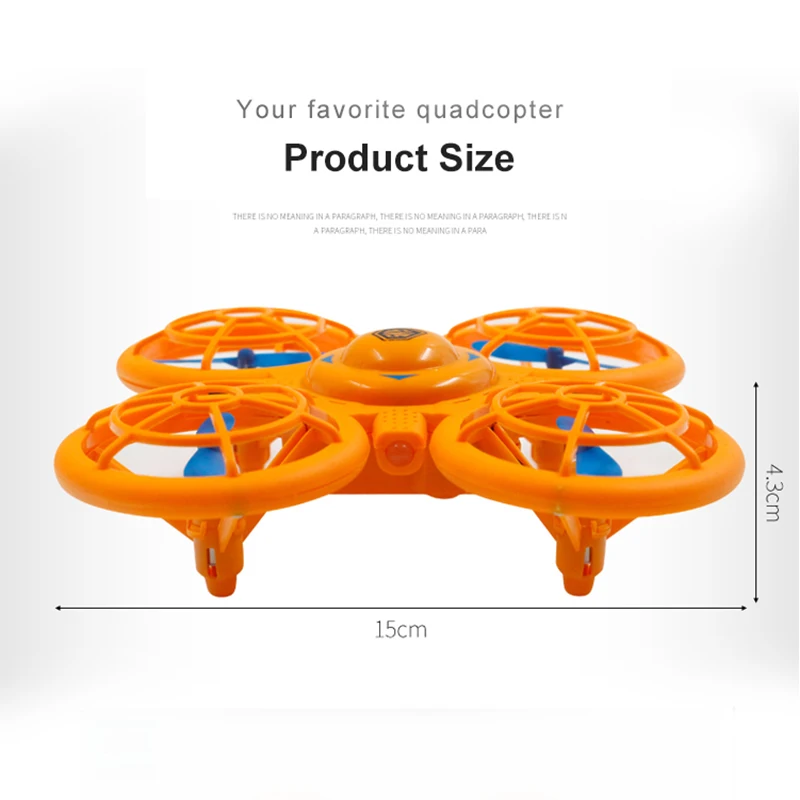 Предотвращения столкновений ручной НЛО Quadcopter RTF Drone 2 4 г оси интерактивные Сенсор