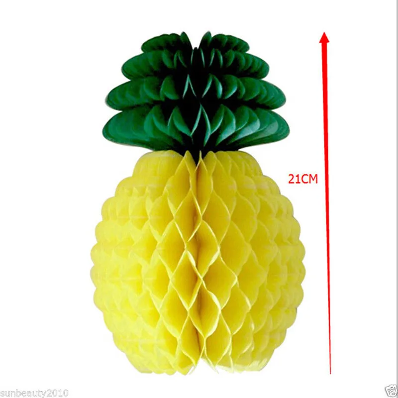 Тропическая большая гирлянда с ананасом 5 шт. центральный стол Гавайские
