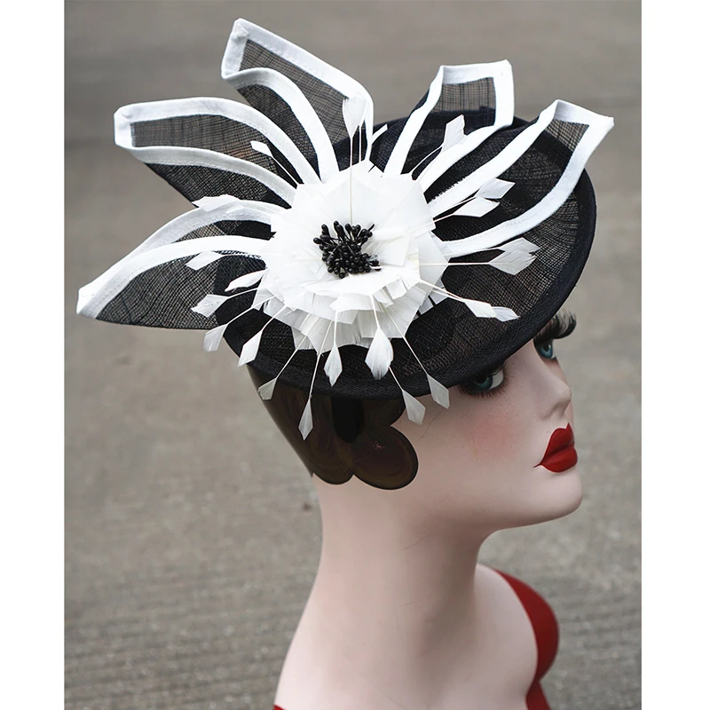 10 шт. Женская Вуалетка шт.|fascinator hats|sinamay hatswomen fascinators |