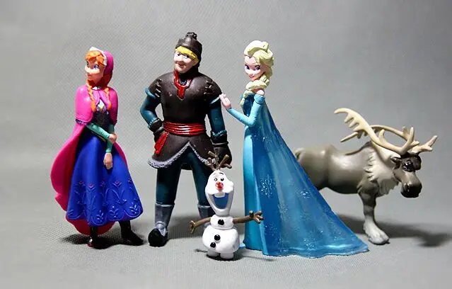 Disney игрушки 5 шт./лот аниме Корона Анны и Эльзы из мультфильма Холодное сердце