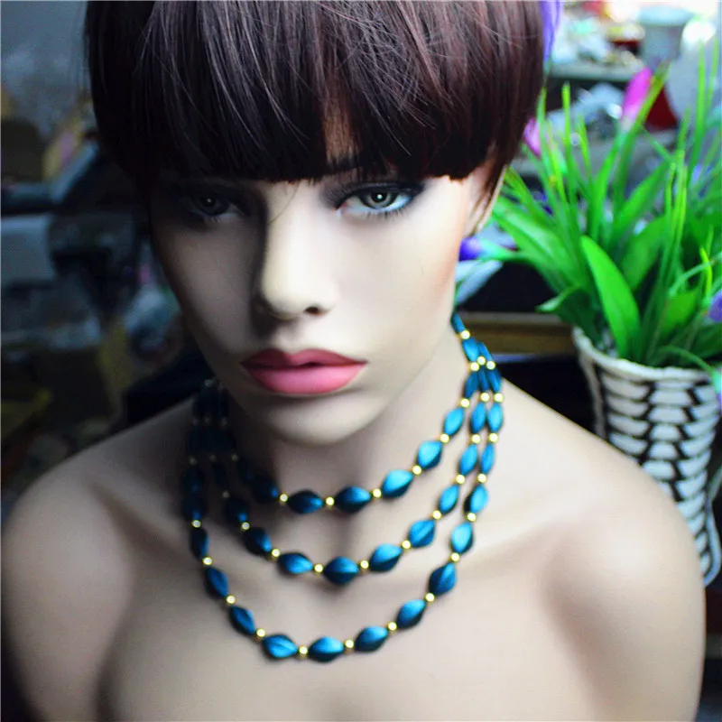 Женский комплект украшений с бусинами ожерелье и бисер|handmade beaded necklace|necklace free