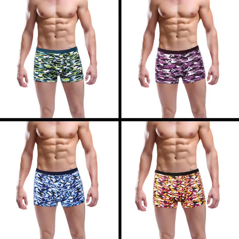4 шт./комплект мужские трусы боксеры с принтом|brand underpants|underpants brandboxer underwear men |