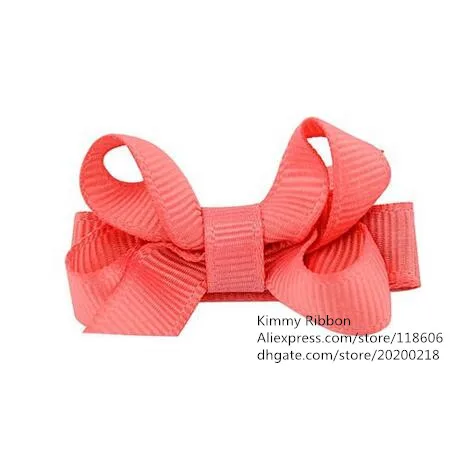 Оптовая продажа 200 шт белый волос лук Itty Bitty бутик на один зубчатый зажим|boutique