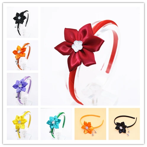 Лента для волос с цветами и звездами однотонная | Аксессуары одежды