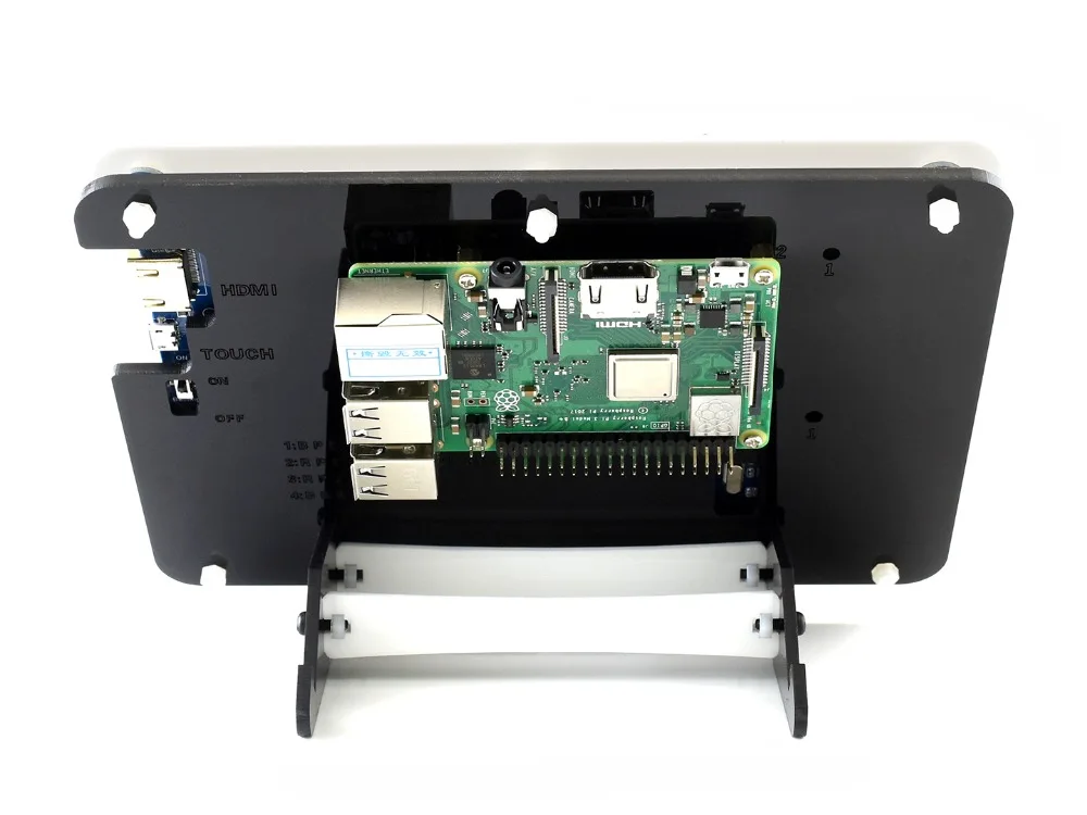 Raspberry Pi 3 Model B + набор для разработки тип F Включает 7 дюймов HDMI LCD (C) биколор корпус 16