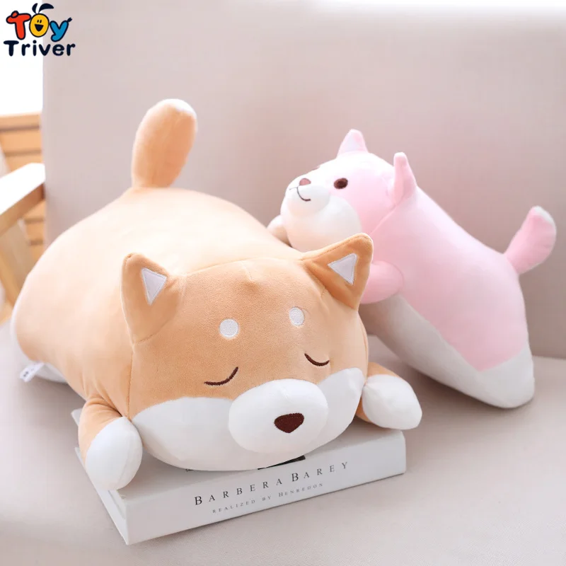 Kawaii Shiba Inu Plush Toy Puppy Stuffed Animal Doll Soft Pillow Cushion Baby Girls Kids Children Cute Birthday Gift Room Decor | Игрушки и