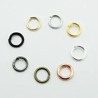 100 300pcslot silverkc goldblackbronzegold open circle jump rings open single loop for diy necklace bracelet jewelry making