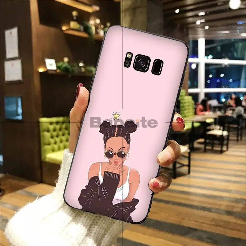 Babaite меланин поппин черная девушка сделай сам роскошный высокий протектор на