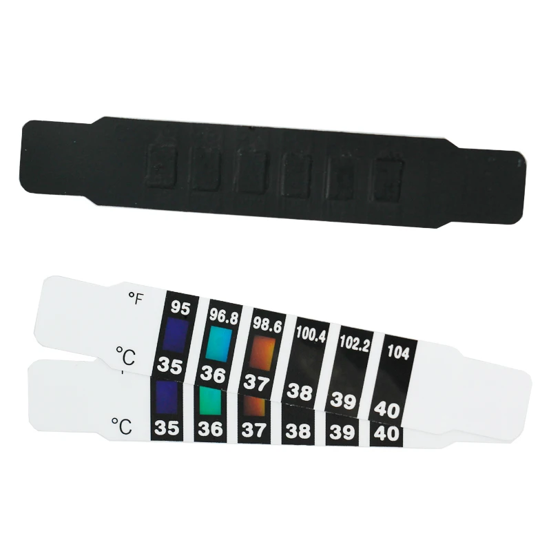 Гибкий многоразовый термометр для лба 10 шт. простой в использовании жар градус
