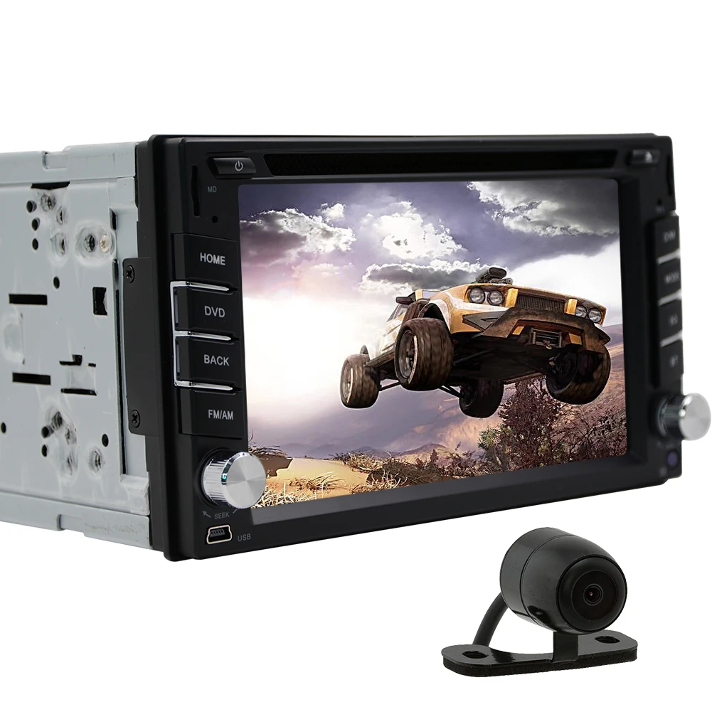 Системы Навигатор автомобиля dvd-плеер gps двойной Din логотипа Авто BT MP4 3D Карта ПК