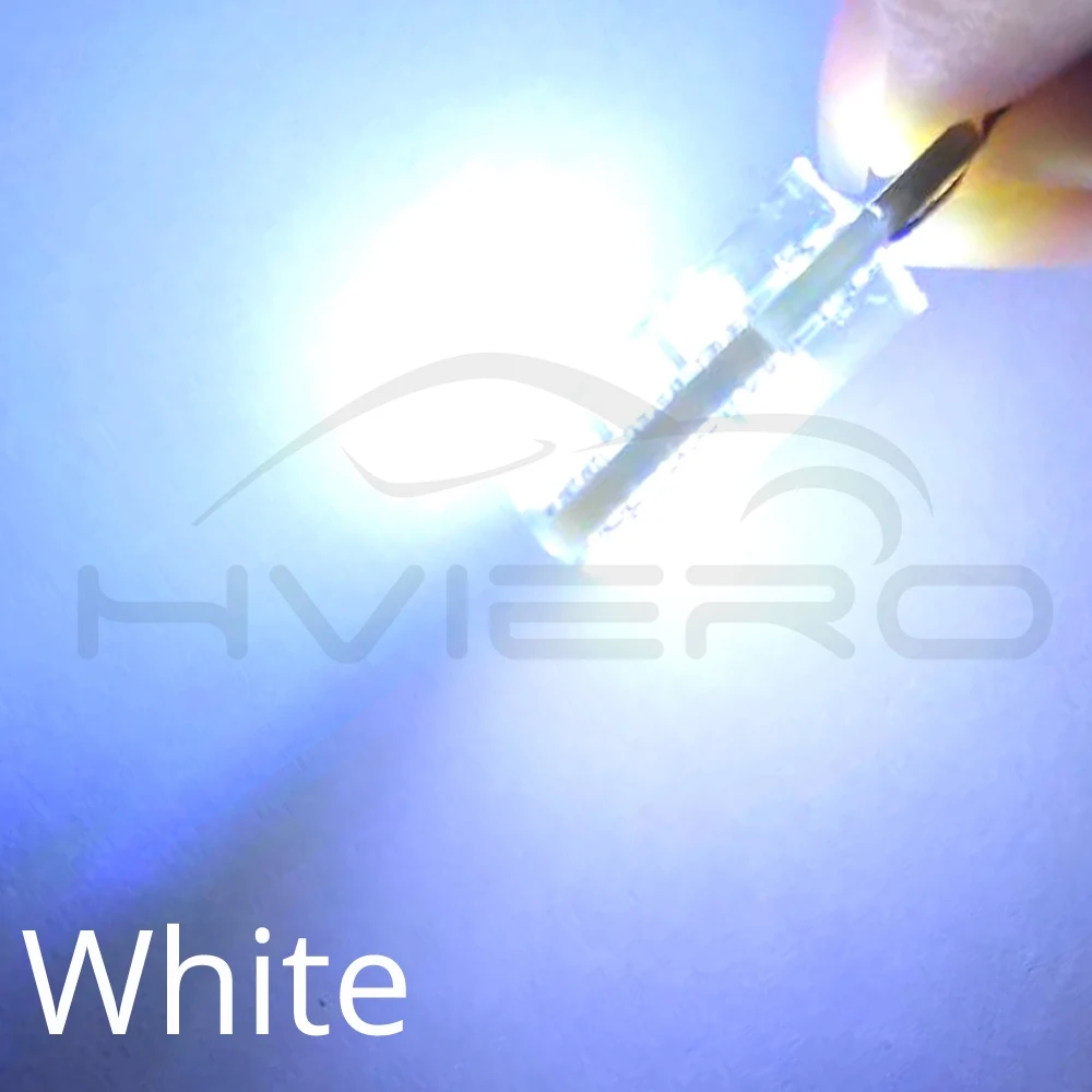 10X Автомобильный светодиодный T10 194 W5W DC 12V Canbus 6SMD 5050 силиконовая оболочка