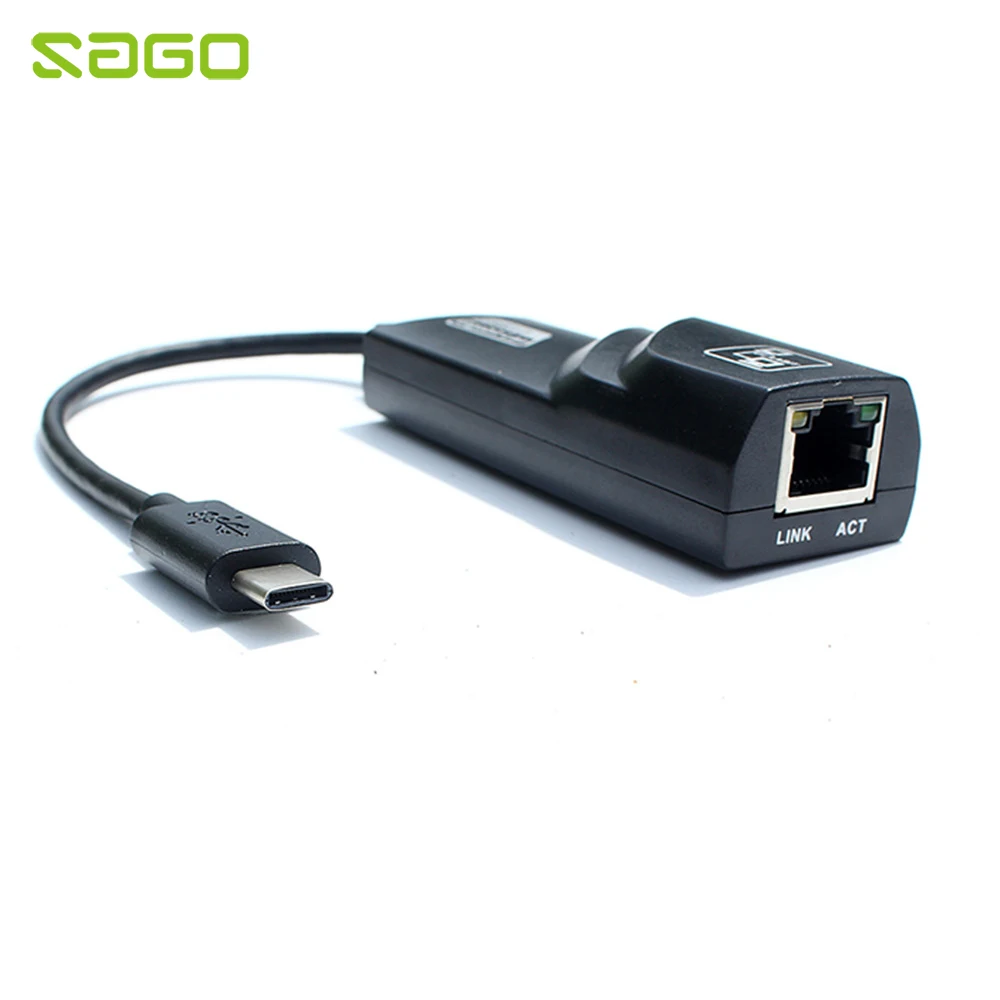 Саго usb 3 1 типа c для RJ45 Соединительная плата локальной компьютерной сети Тип