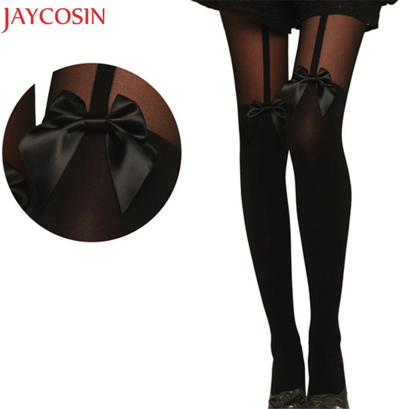 JAYCOSIN 1 пара сексуальные, кружевные, из ткани органди чулки женские сексуальные кружевные топы прозрачные чулки колготки хит 9,5