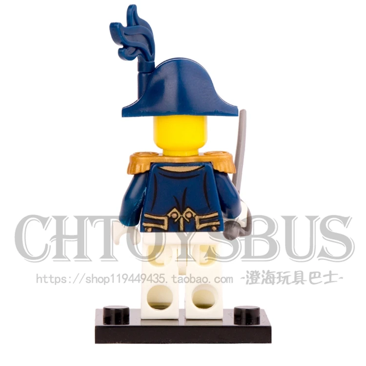 Одиночная продажа Пираты карибских имперских адмиралов воевода с голубым пером