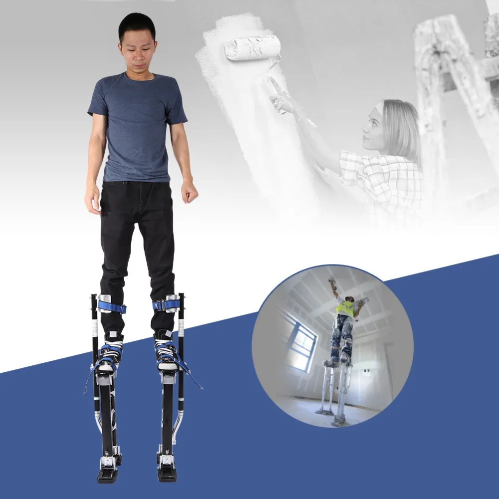 18 до 30 дюймов Регулируемая Профессиональная Алюминиевая штукатурка Stilt лестница